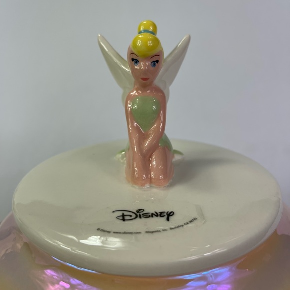 NEW Disney Rae Dunn “Pixie Dust” Tinkerbell Canister Pink Iridescent - Picture 2 of 5